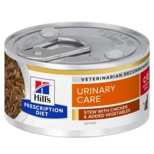 Hill’s Prescription Diet c/d Multicare Stress Chicken Vegetable Stew Urinary Care Canned — pour chats (visuel indicatif du produit)