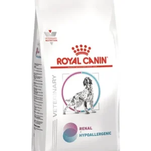 Royal Canin Renal + Hypoallergenic — pour chiens (visuel indicatif du produit)