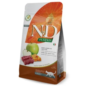 Farmina N&D Adult potiron, cerf, pomme pour chat — pour chats (visuel indicatif du produit)