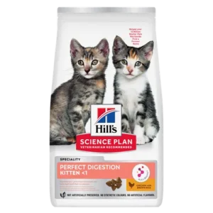 Hill’s Science Plan Kitten Perfect Digestion Dry — pour chats (visuel indicatif du produit)