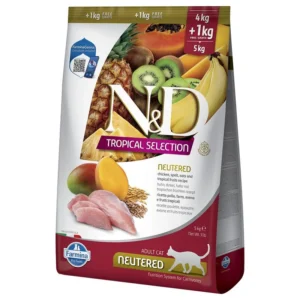 Farmina N&D Cat Tropical Selection stérilisé au poulet — pour chats (visuel indicatif du produit)