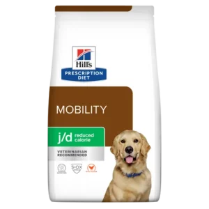 Hill’s Prescription Diet j/d Reduced Calorie Chicken Joint Care Dry — pour chiens (visuel indicatif du produit)