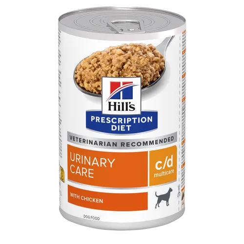 Hill’s Prescription Diet c/d Multicare Urinary Care Canned — pour chiens (visuel indicatif du produit)