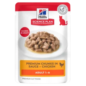 Hill’s Science Plan Adult Chicken Pouch — pour chats (visuel indicatif du produit)
