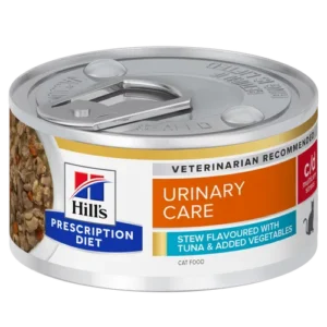 Hill’s Prescription Diet c/d Multicare Stress Vegetable Tuna Stew Urinary Care Canned — pour chats (visuel indicatif du produit)