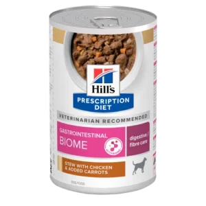 Hill’s Prescription Diet Gastrointestinal Biome Chicken Vegetable Stew Digestive Care Canned — pour chiens (visuel indicatif du produit)
