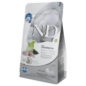 Farmina N&D Adult Mini White bar, fenouil, spiruline pour chien — pour chiens (visuel indicatif du produit)