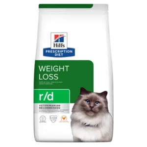 Hill’s Prescription Diet r/d Chicken Weight Management Dry — pour chats (visuel indicatif du produit)