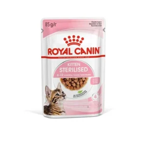 Royal Canin Kitten Sterilised Chunks In Gravy — pour chats (visuel indicatif du produit)