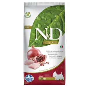 Farmina N&D Grain Free Mini poulet & grenade — pour chiens (visuel indicatif du produit)