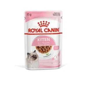 Royal Canin Kitten Chunks In Gravy — pour chats (visuel indicatif du produit)