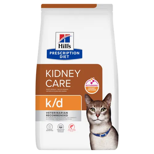 Hill’s Prescription Diet k/d Ocean Fish Kidney Care Dry — pour chats (visuel indicatif du produit)