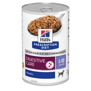 Hill’s Prescription Diet i/d Low Fat Digestive Care Canned — pour chiens (visuel indicatif du produit)