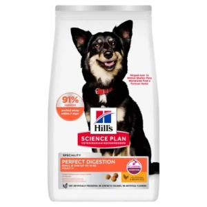 Hill’s Science Plan Adult Perfect Digestion Small & Mini Dry — pour chiens (visuel indicatif du produit)