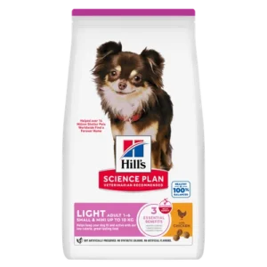 Hill’s Science Plan Adult Light Small & Mini Chicken Dry — pour chiens (visuel indicatif du produit)