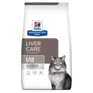 Hill’s Prescription Diet Ld Liver Care Dry — pour chats (visuel indicatif du produit)