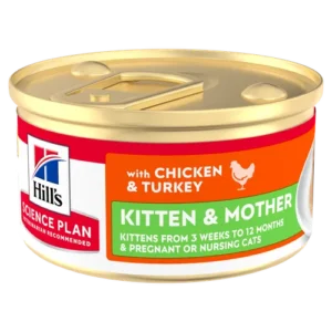 Hill’s Science Plan Kitten Mother Tender Mousse Chicken And Turkey Canned — pour chats (visuel indicatif du produit)