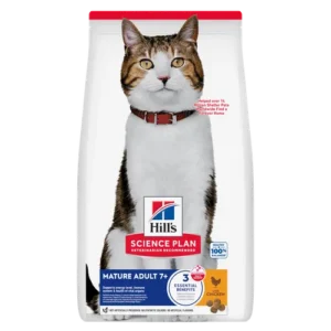 Hill’s Science Plan Mature Adult 7 Chicken Dry — pour chats (visuel indicatif du produit)