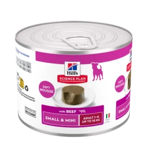 Hill’s Science Plan Adult Small & Mini Beef Canned — pour chiens (visuel indicatif du produit)