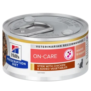 Hill’s Prescription Diet Onc On Care Chicken Stew Restorative Care Canned — pour chats (visuel indicatif du produit)