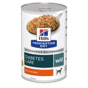 Hill’s Prescription Diet w/d Glucose Management Canned — pour chiens (visuel indicatif du produit)