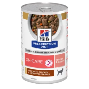 Hill’s Prescription Diet Onc On Care Chicken Stew Restorative Care Canned — pour chiens (visuel indicatif du produit)