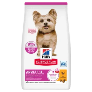 Hill’s Science Plan Adult Small & Mini Chicken Dry — pour chiens (visuel indicatif du produit)