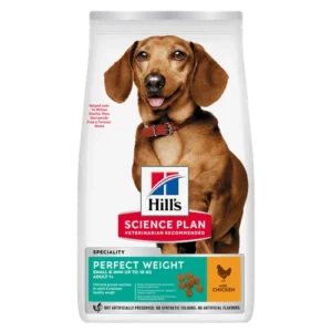 Hill’s Science Plan Adult Perfect Weight Mini Chicken Dry — pour chiens (visuel indicatif du produit)