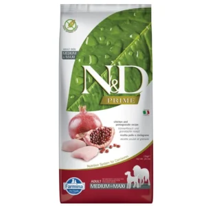 Farmina N&D sans céréales Adult Medium/Maxi poulet, grenade pour chien — pour chiens (visuel indicatif du produit)