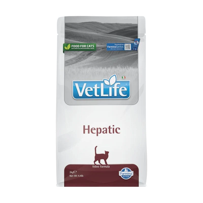 Farmina Vet Life Hepatic pour chat — pour chats (visuel indicatif du produit)