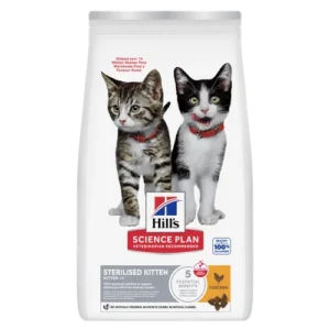Hill’s Science Plan Sterilised Cat Kitten Dry — pour chats (visuel indicatif du produit)