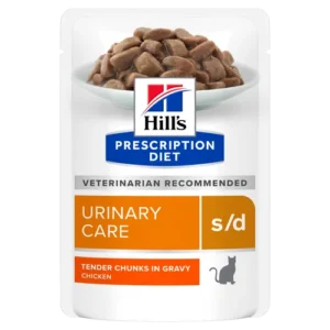 Hill’s Prescription Diet s/d Urinary Care Pouch — pour chats (visuel indicatif du produit)