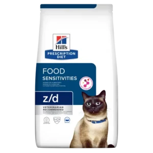 Hill’s Prescription Diet z/d Food Sensitivities Dry — pour chats (visuel indicatif du produit)