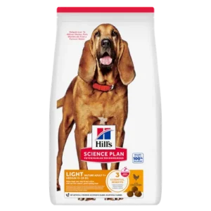 Hill’s Science Plan Mature Adult 7 Light Medium Chicken Dry — pour chiens (visuel indicatif du produit)