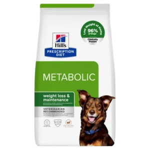Hill’s Prescription Diet Metabolic Lamb Rice Weight Management Dry — pour chiens (visuel indicatif du produit)