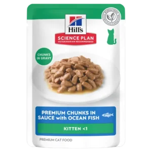 Hill’s Science Plan Kitten Ocean Fish Pouch — pour chats (visuel indicatif du produit)