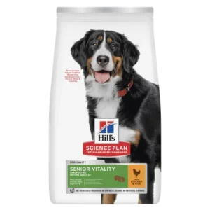 Hill’s Science Plan Adult 5 Senior Vitality Large Breed Chicken And Rice Dry — pour chiens (visuel indicatif du produit)