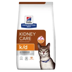 Hill’s Prescription Diet k/d Kidney Care Dry — pour chats (visuel indicatif du produit)