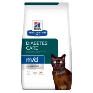 Hill’s Prescription Diet m/d Glucose Management Dry — pour chats (visuel indicatif du produit)