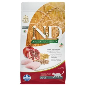 Farmina N&D Cat Ancestral Grain poulet & grenade Adult pour chat — pour chats (visuel indicatif du produit)