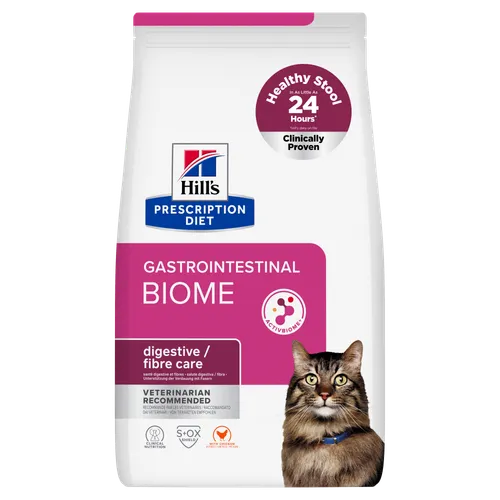 Hill’s Prescription Diet Gastrointestinal Biome Digestive Care Dry — pour chats (visuel indicatif du produit)