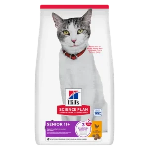 Hill’s Science Plan Senior 11 Healthy Ageing Chicken Dry — pour chats (visuel indicatif du produit)