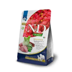 Farmina N&D Quinoa Adult Digestion agneau & fenouil pour chien — pour chiens (visuel indicatif du produit)