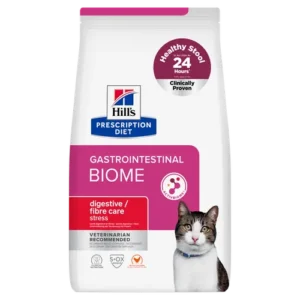 Hill’s Prescription Diet Gastrointestinal Biome Stress Digestive Care Dry — pour chats (visuel indicatif du produit)