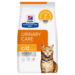 Hill’s Prescription Diet c/d Multicare Chicken Urinary Care Dry — pour chats (visuel indicatif du produit)