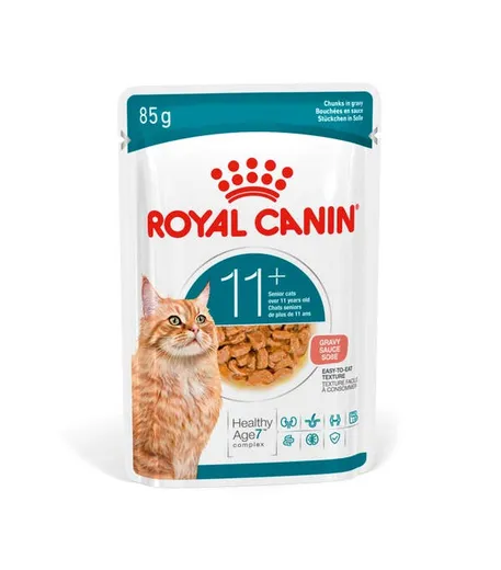 Royal Canin Ageing 11+ Chunks In Gravy — pour chats (visuel indicatif du produit)