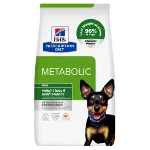 Hill’s Prescription Diet Metabolic Mini Chicken Weight Management Dry — pour chiens (visuel indicatif du produit)