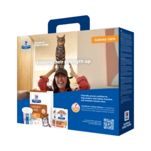 Hill’s Prescription Diet k/d Trial Kit Kidney Care Dry Pouch — pour chats (visuel indicatif du produit)
