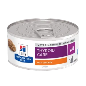 Hill’s Prescription Diet y/d Thyroid Care Canned — pour chats (visuel indicatif du produit)