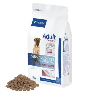 HPM Adult Sensitive Dog Neutered Large & Medium 3 kg — pour chiens (visuel indicatif du produit)